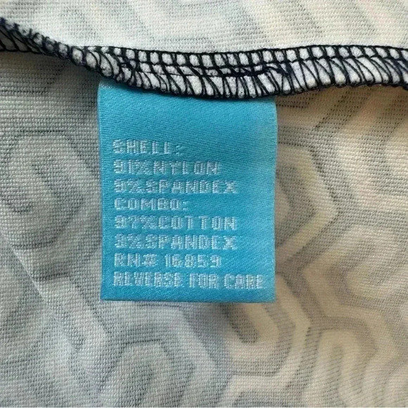 J.McLaughlin Henley Collared Dress Tie Waist Belt 3/4 Sleeve Office Career M - Picture 6 of 6